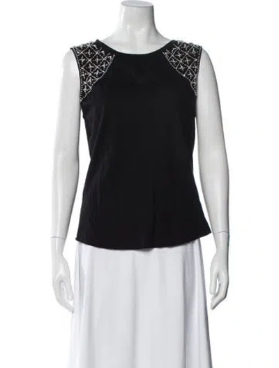 Pre-owned Generation Love Crew Neck Sleeveless Top In Black