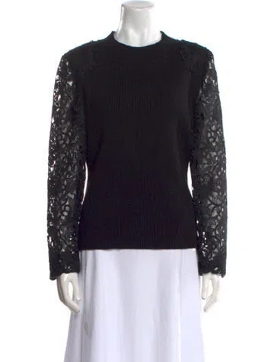 Pre-owned Generation Love Crew Neck Sweater In Black