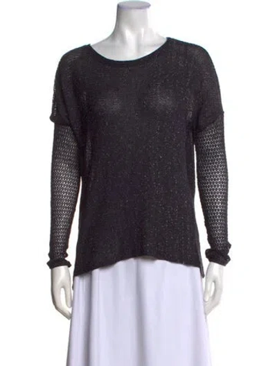 Pre-owned Generation Love Crew Neck Sweater In Black