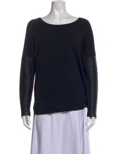 Pre-owned Generation Love Crew Neck Sweater In Black