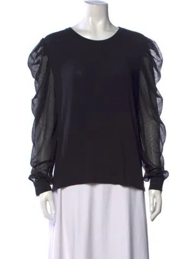 Pre-owned Generation Love Crew Neck Sweater In Black