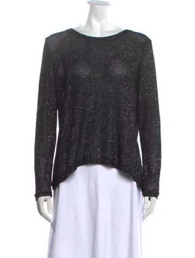 Pre-owned Generation Love Crew Neck Sweater In Black