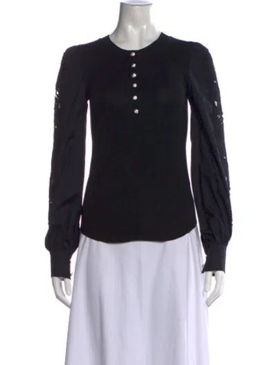 Pre-owned Generation Love Crew Neck Sweater In Black