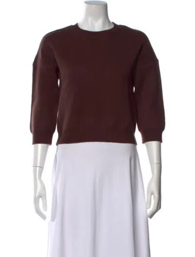 Pre-owned Generation Love Crew Neck Sweater In Brown