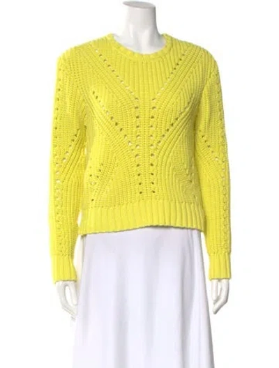 Pre-owned Generation Love Crew Neck Sweater In Yellow
