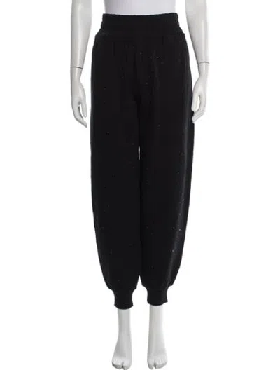 Pre-owned Generation Love Crystal Embellishments Sweatpants W/ Tags In Black