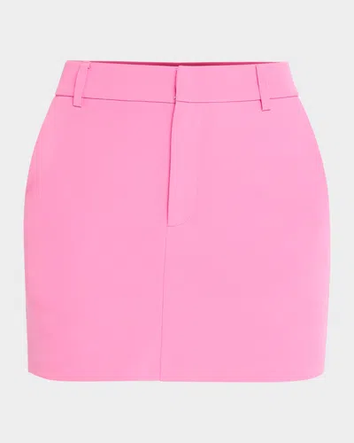 Generation Love Daphne Tailored Crepe Mini Skirt In Cherry Blossom