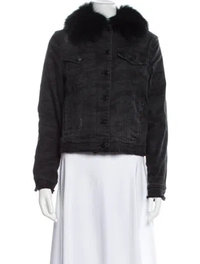 Pre-owned Generation Love Denim Jacket In Black