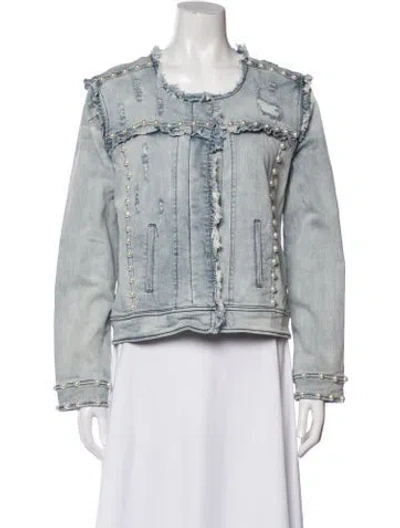 Pre-owned Generation Love Denim Jacket In Gray