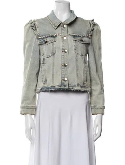 Pre-owned Generation Love Denim Jacket In Green