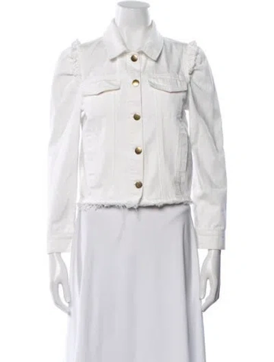 Pre-owned Generation Love Denim Jacket In White
