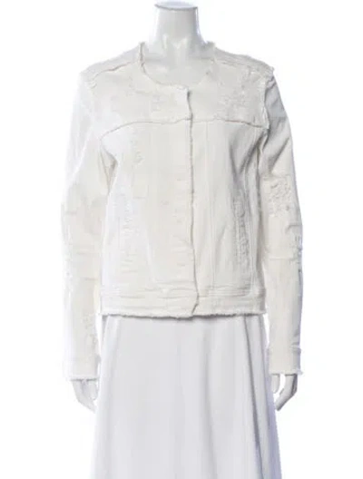 Pre-owned Generation Love Denim Jacket In White