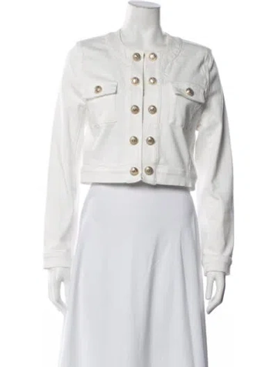 Pre-owned Generation Love Denim Jacket In White