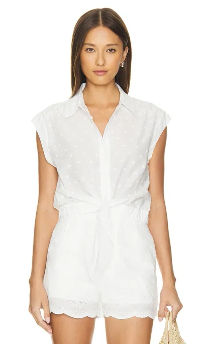 Generation Love Dottie Blouse In White