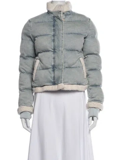Pre-owned Generation Love Down Jacket In Blue/green