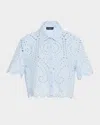 Generation Love Dubois Cropped Eyelet Shirt