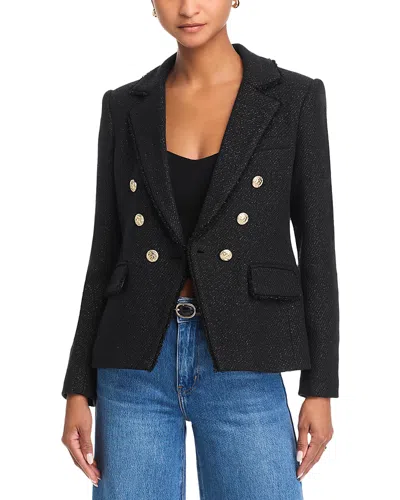 Generation Love Eliza Tweed Blazer In Black