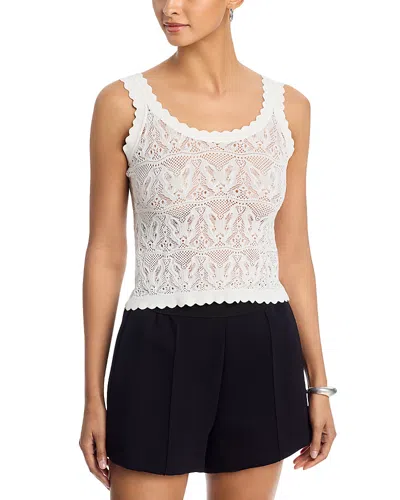 Generation Love Eloise Pointelle Butterfly Tank Top In White