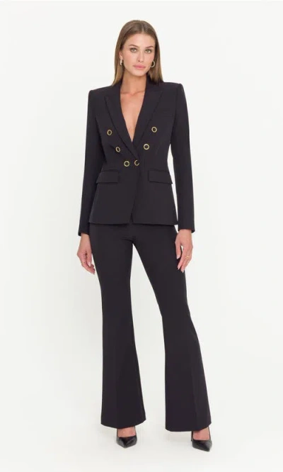 Generation Love Emilio Crepe Blazer In Black