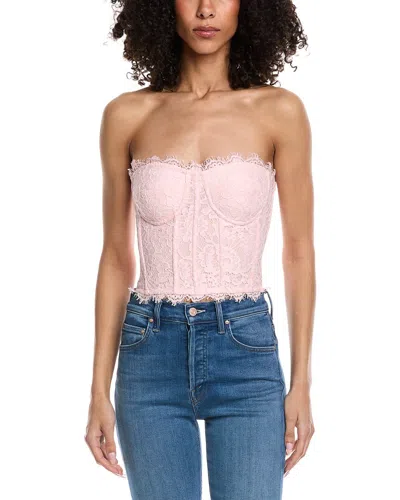 Generation Love Enya Lace Bustier In Pink