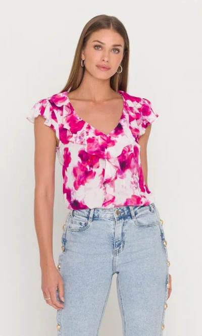 Generation Love Everheart Georgette Blouse In Pink