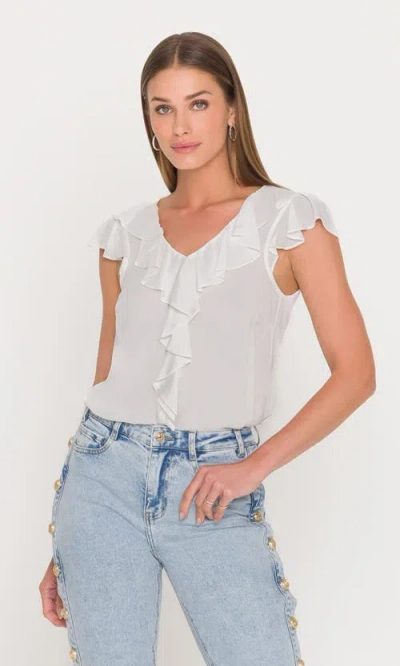 Generation Love Everheart Georgette Blouse In White
