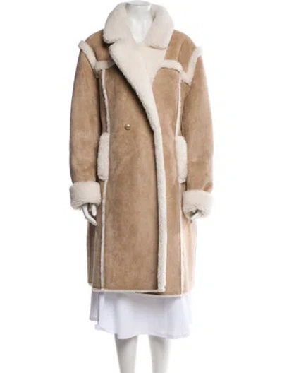 Pre-owned Generation Love Faux Fur Coat W/ Tags In Neutral