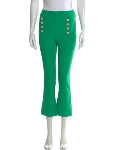 Pre-owned Generation Love Flared Pants In Green