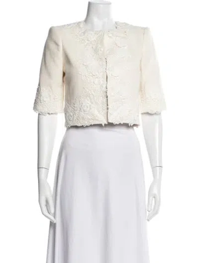 Pre-owned Generation Love Floral Print Jacket In Neutrals