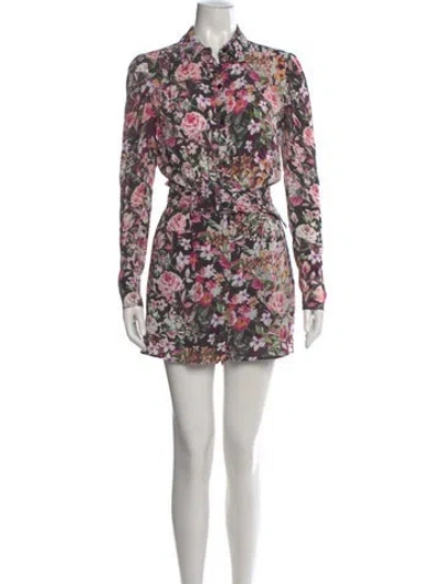 Pre-owned Generation Love Floral Print Jumpsuit In Multi