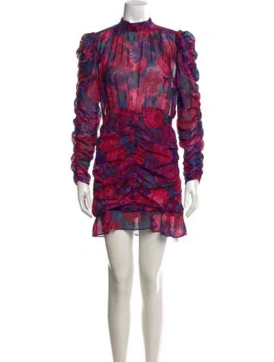Pre-owned Generation Love Floral Print Mini Dress In Multi