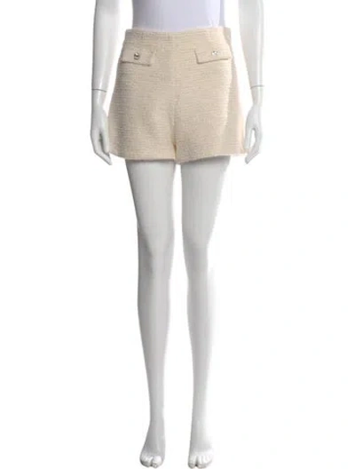 Pre-owned Generation Love Floral Print Mini Shorts In White