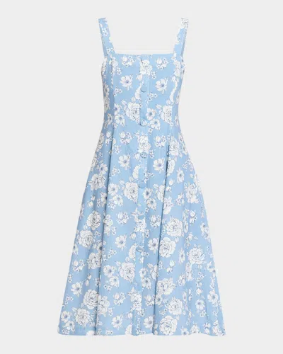 Generation Love Freida Floral Linen Midi Dress