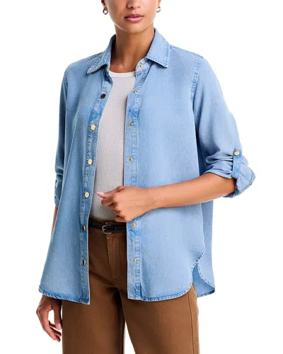 Generation Love Gillian Denim Button Up Shirt In Light Blue