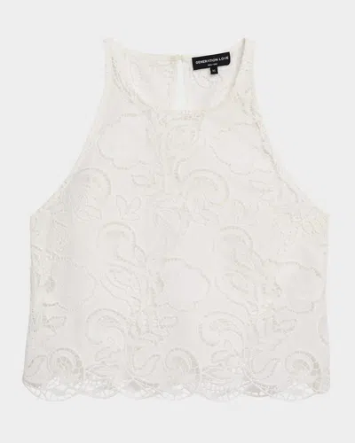 Generation Love Gionella Embroidered Sleeveless Crop Top