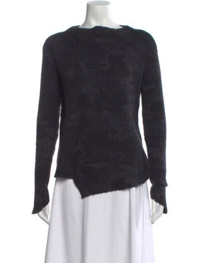 Pre-owned Generation Love Graphic Print Crew Neck Sweater In Gray