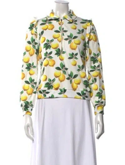 Pre-owned Generation Love Graphic Print Long Sleeve Top In Multi