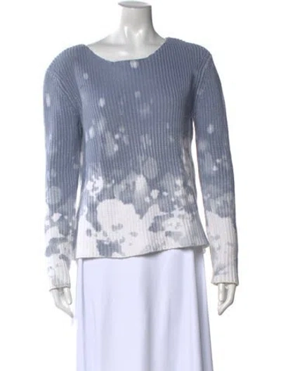 Pre-owned Generation Love Graphic Print Scoop Neck Sweater In Multi