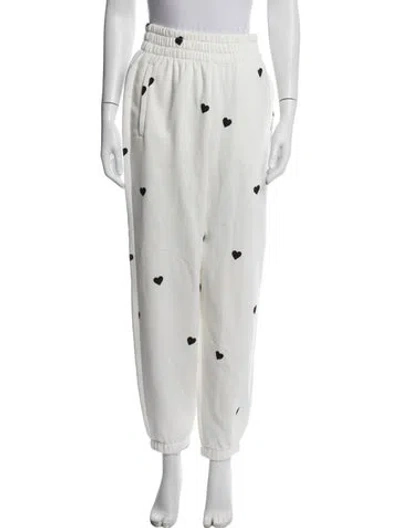 Pre-owned Generation Love Graphic Print Sweatpants In Black/white