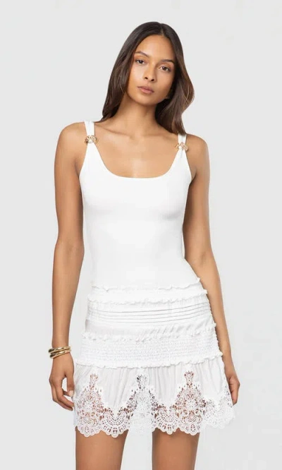 Generation Love Hara Rib Top In White