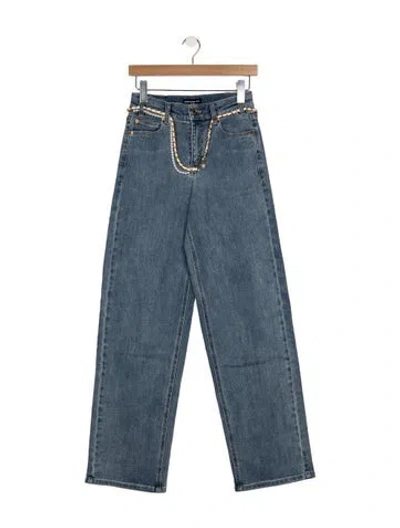 Pre-owned Generation Love High-rise Straight Leg Jeans W/ Tags In Blue