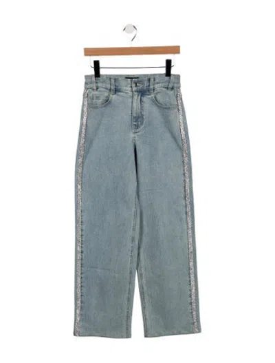 Pre-owned Generation Love High-rise Straight Leg Jeans W/ Tags In Blue