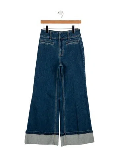 Pre-owned Generation Love High-rise Wide Leg Jeans W/ Tags In Blue