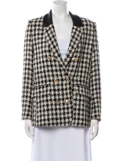 Pre-owned Generation Love Houndstooth Print Blazer