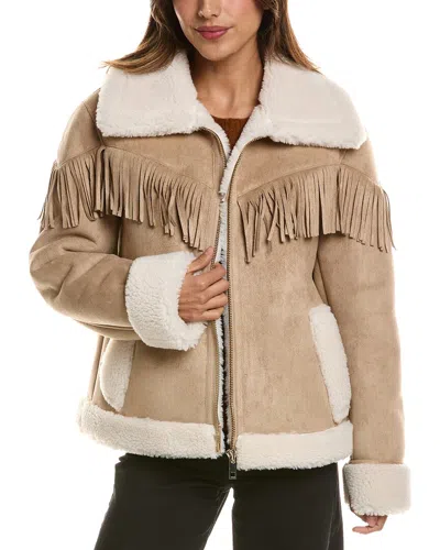Generation Love Inez Wool-blend Jacket In Brown
