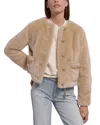 Generation Love Jen Faux Fur Jacket In Truffle