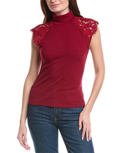 Generation Love Jessenia Lace Top In Red