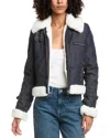 Generation Love Jude Denim Combo Jacket In Blue