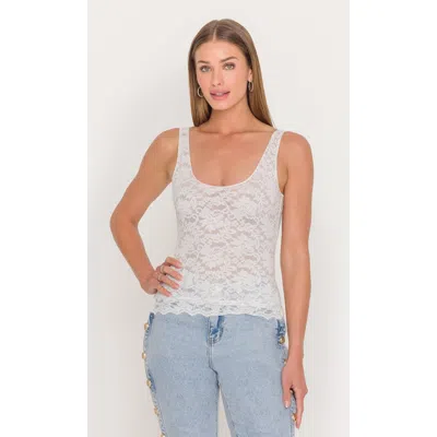 Generation Love Juliett Lace Tank In White