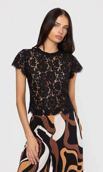 Generation Love Kai Lace Top In Black